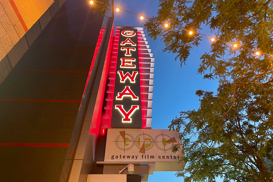 Gateway Film Center marquee